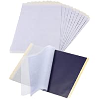 Papel de carbón de 25 hojas - papel de transferencia de tatuajes- papel de grafito- papel de rastreo de tatuajes…